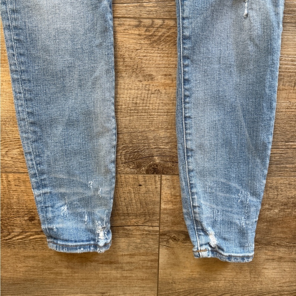 Madewell 9” High-Rise Skinny Distressed Jeans - 28 - Picture 4 of 9